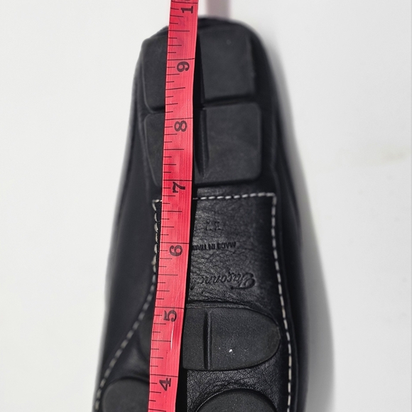 Faconnable Marli black leather slip on loafers Size 37 - Picture 10 of 11